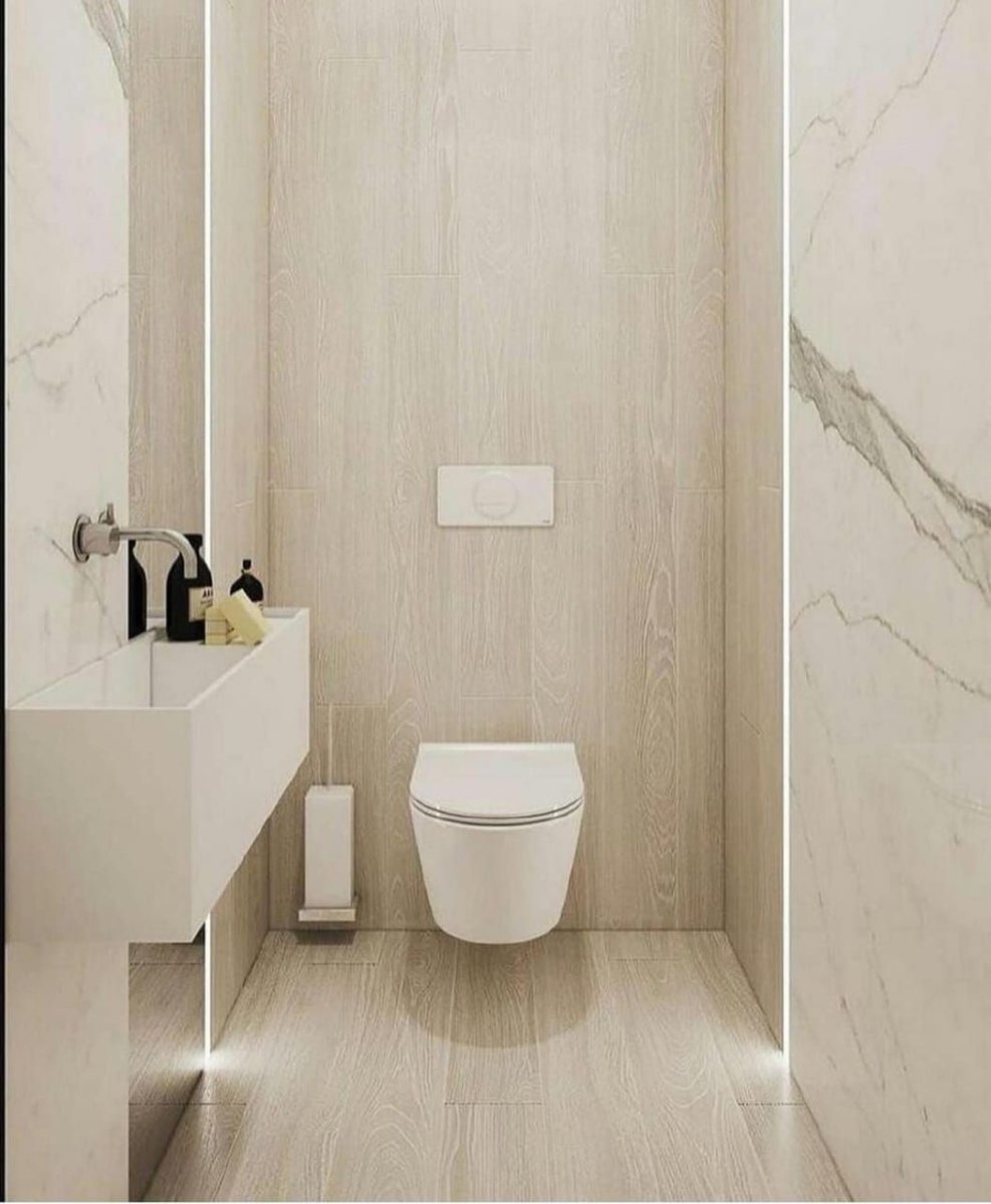 Керамогранит в туалете