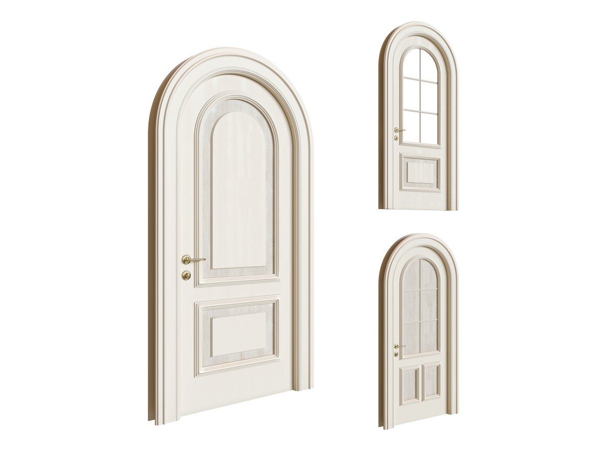 Арочная дверь 3d модель