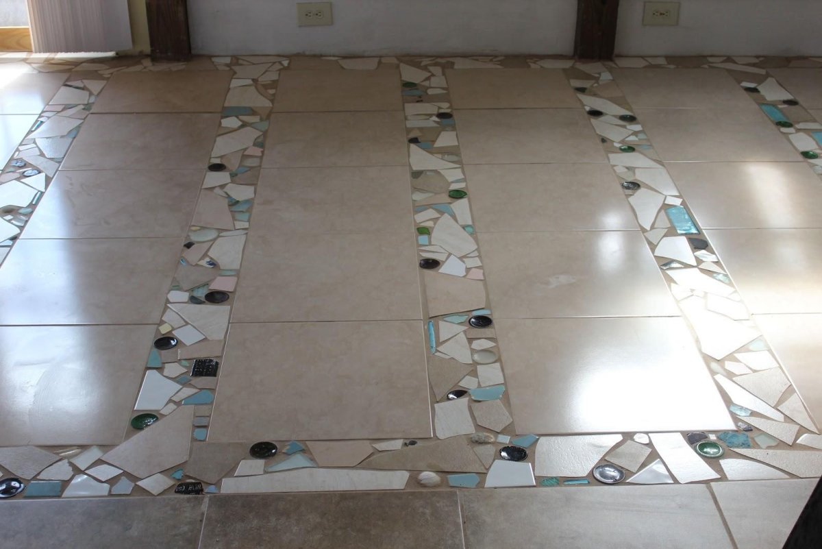 Broken Tile Floor