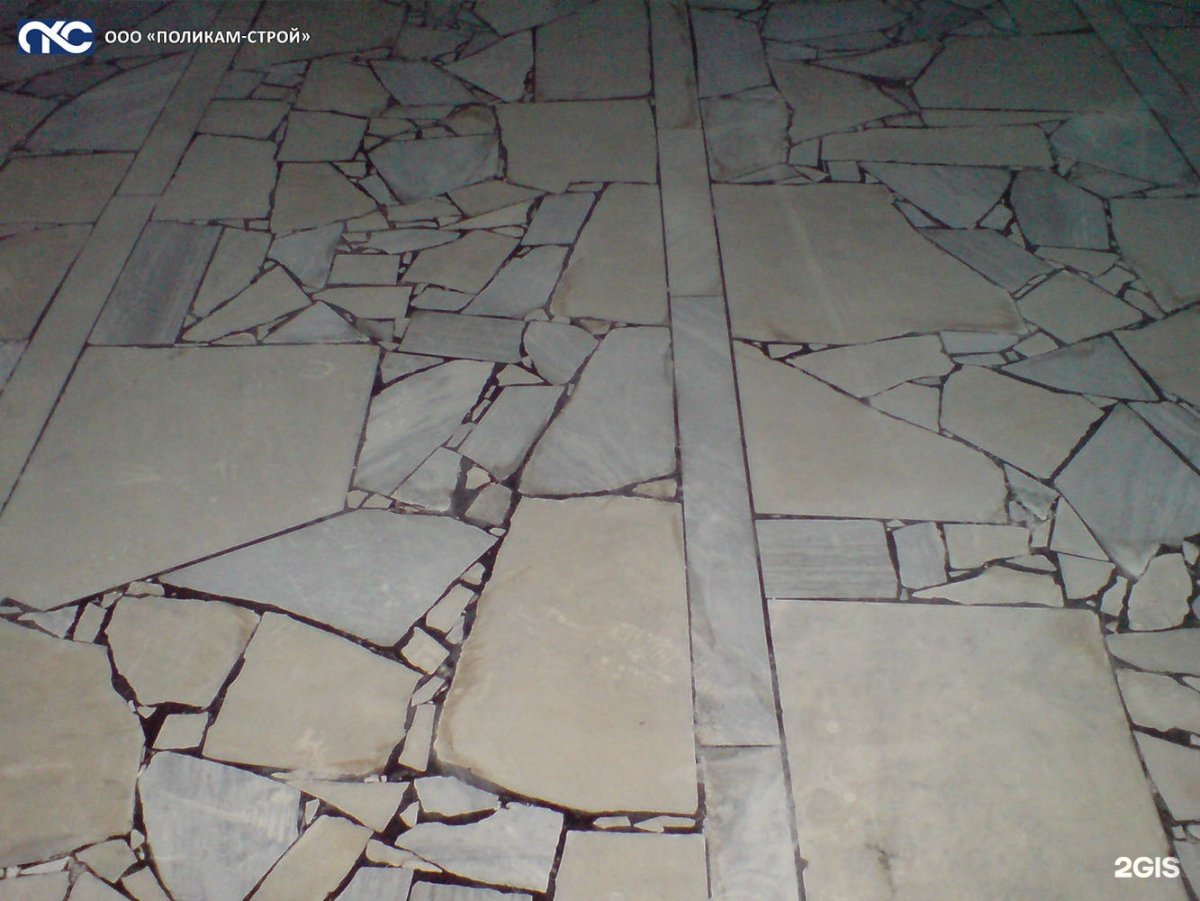 Мозаичный пол брекчия