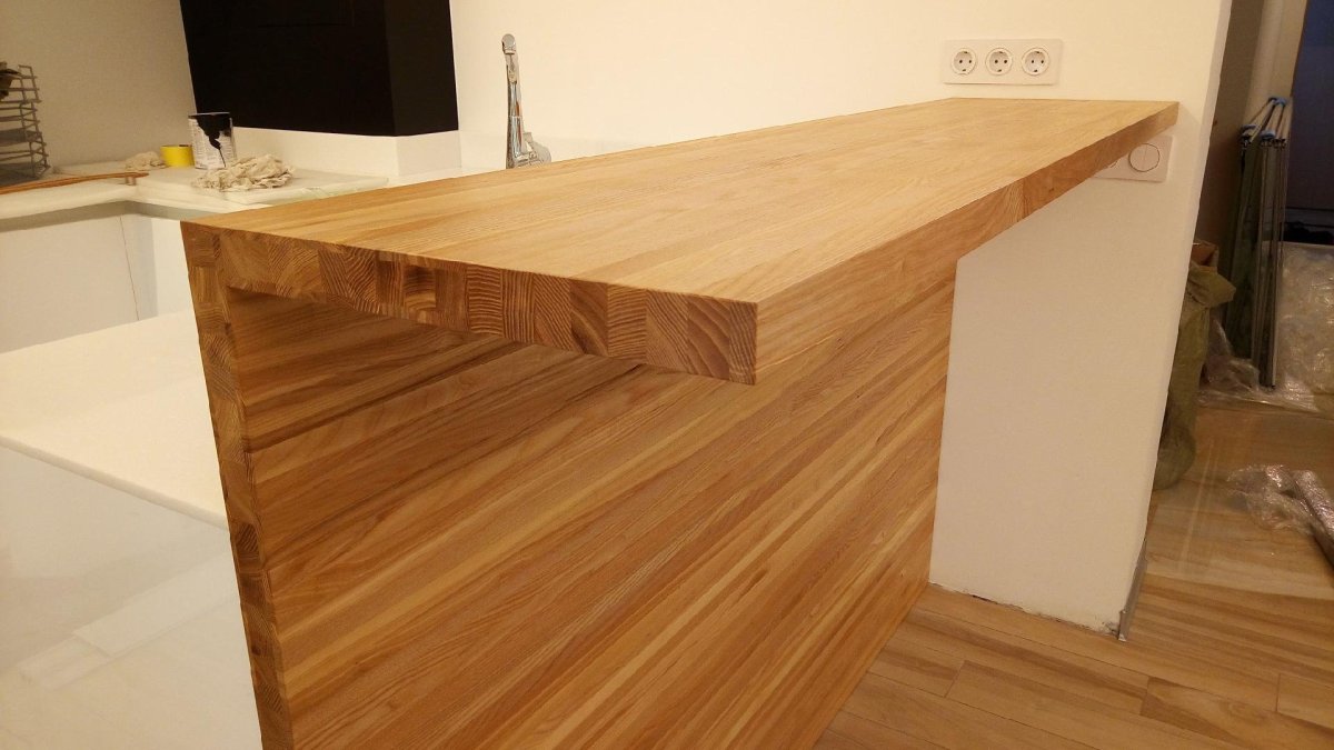 Барная стойка из мебельного щита