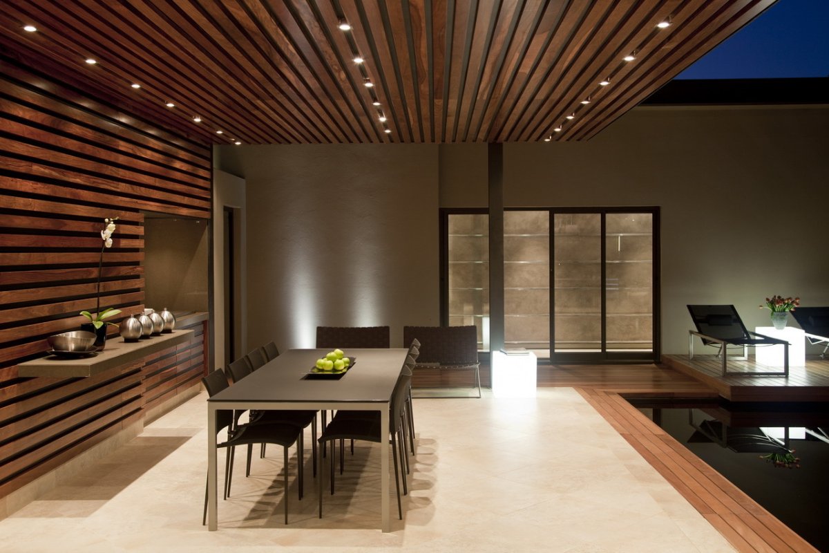 Планкен интерьер лофт