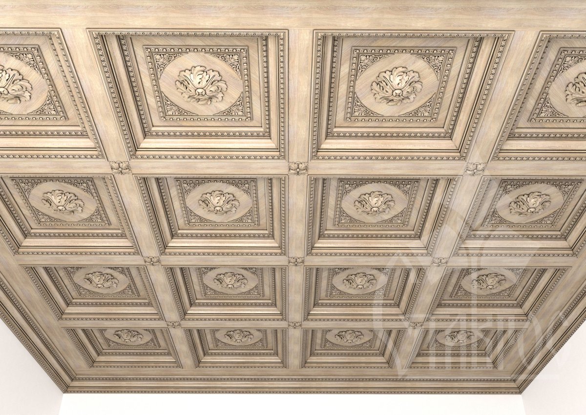 Кессонные потолки из дерева от Ставрос