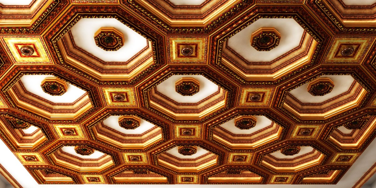 Кессонный потолок арабский стиль