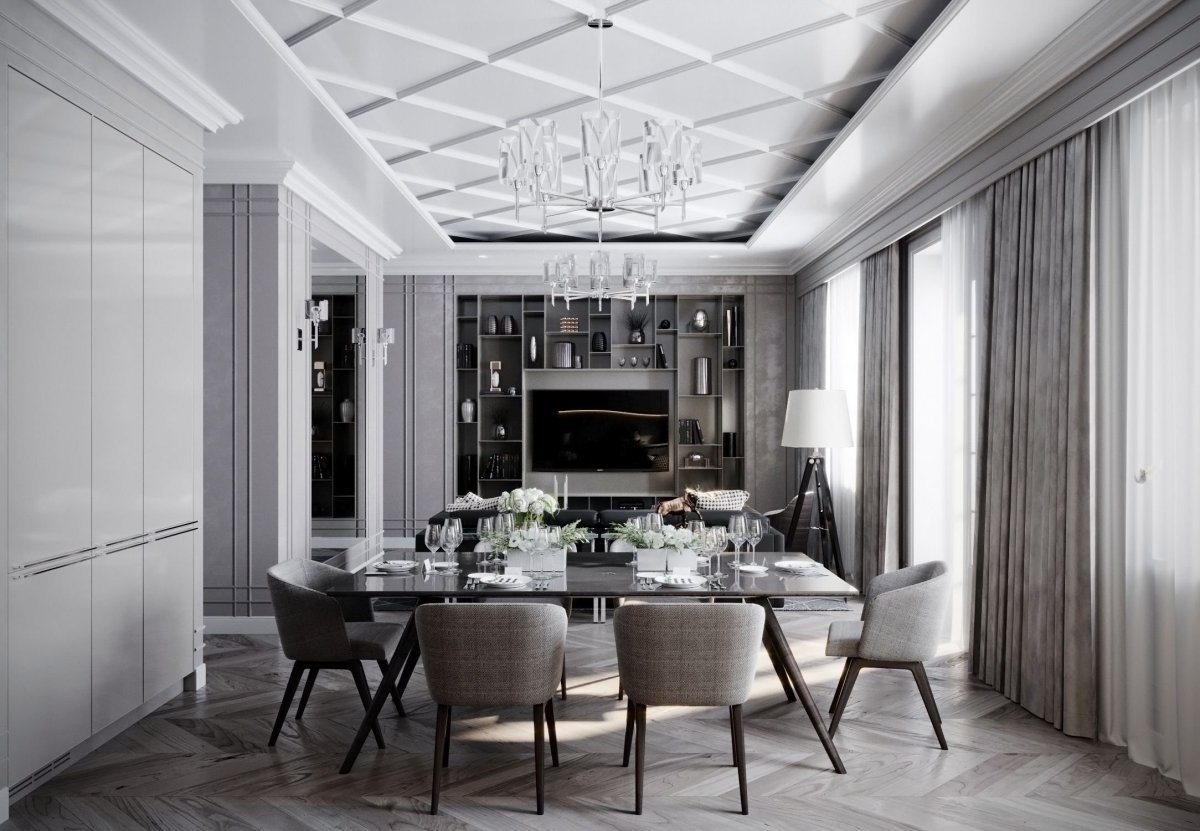 Потолок в стиле Неоклассика