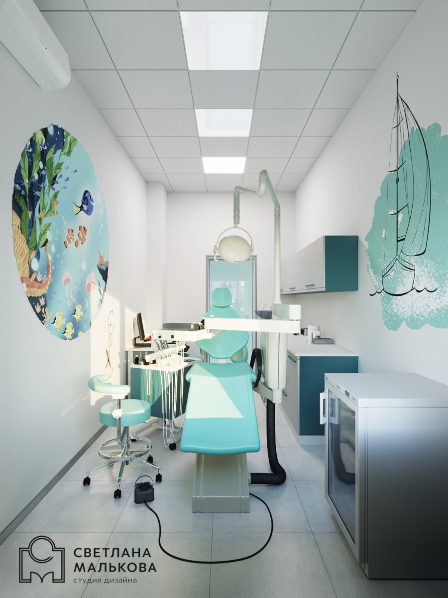 Плитка в стоматологическом кабинете