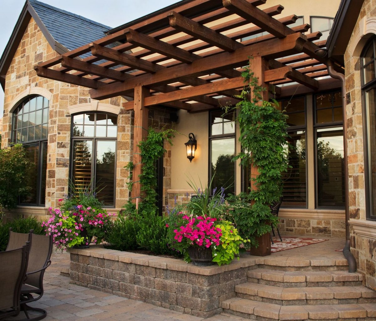 Патио пергола крыльцо