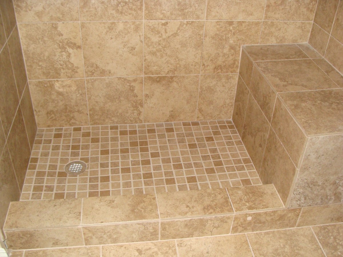 Душевой поддон из плитки