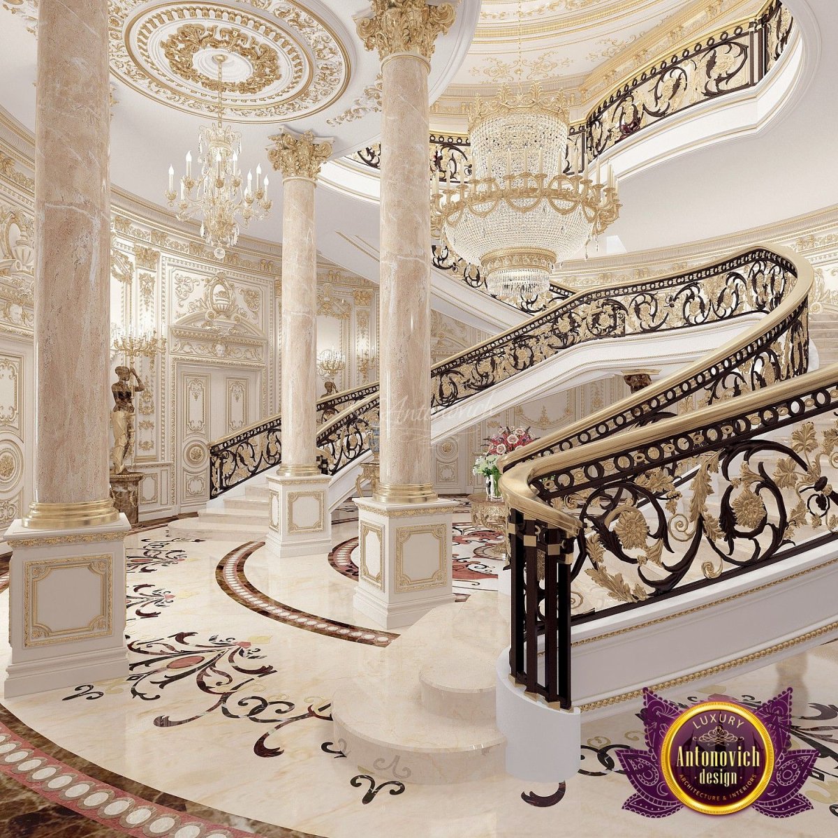 Luxury Antonovich Design лестница