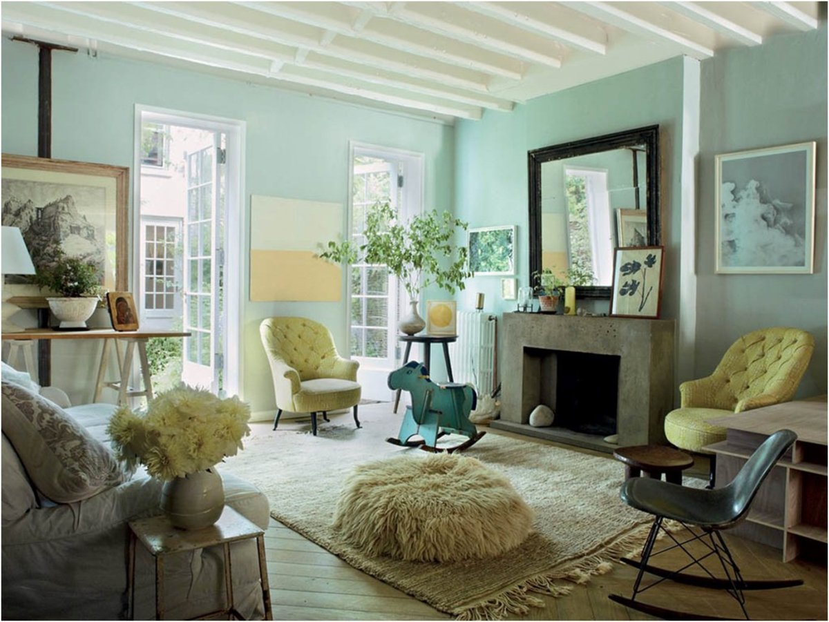 Интерьер в пастельных тонах