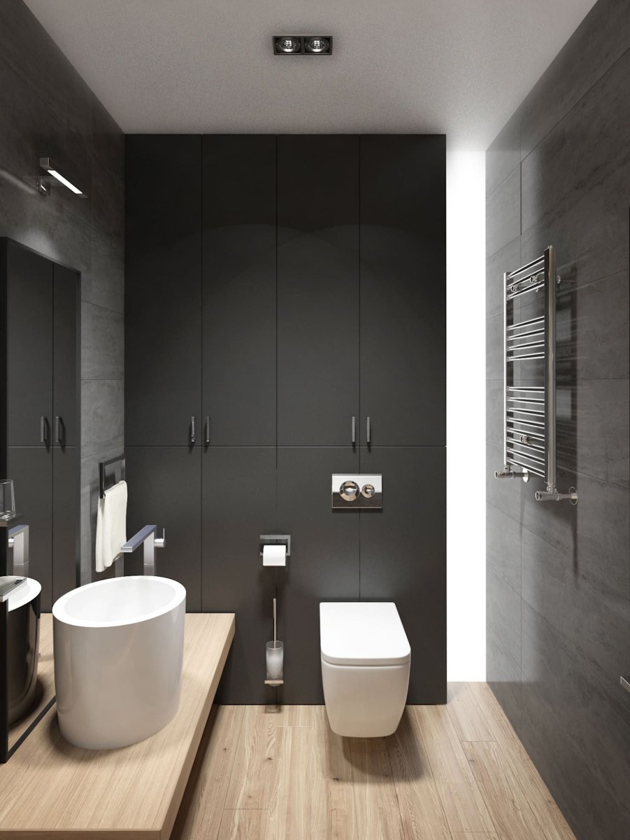 Туалет в стиле Минимализм