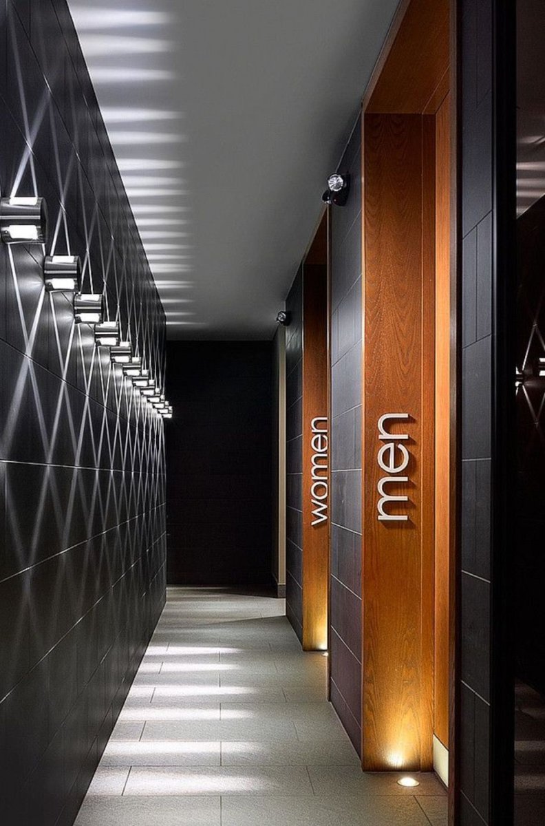 Общественный туалет интерьер