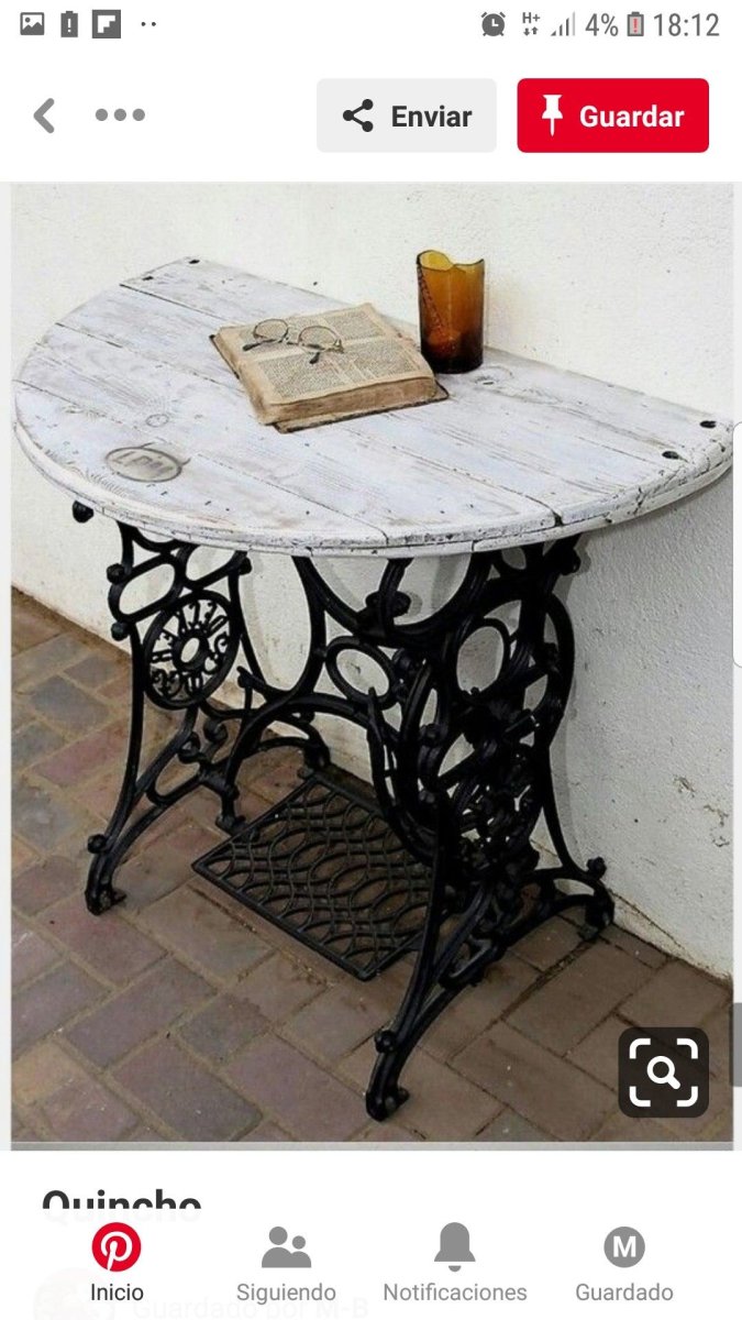 Консоль из станины Зингер