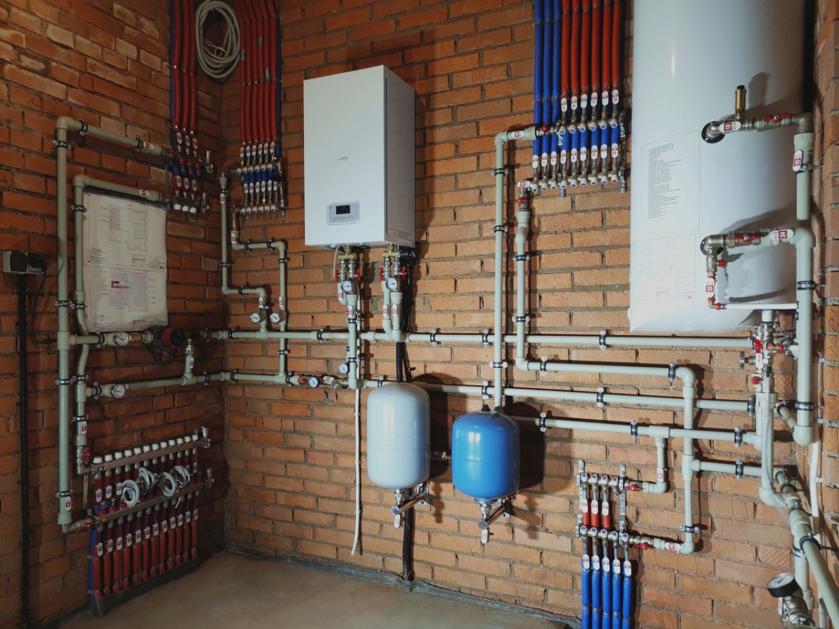 Проводка в котельной частного дома