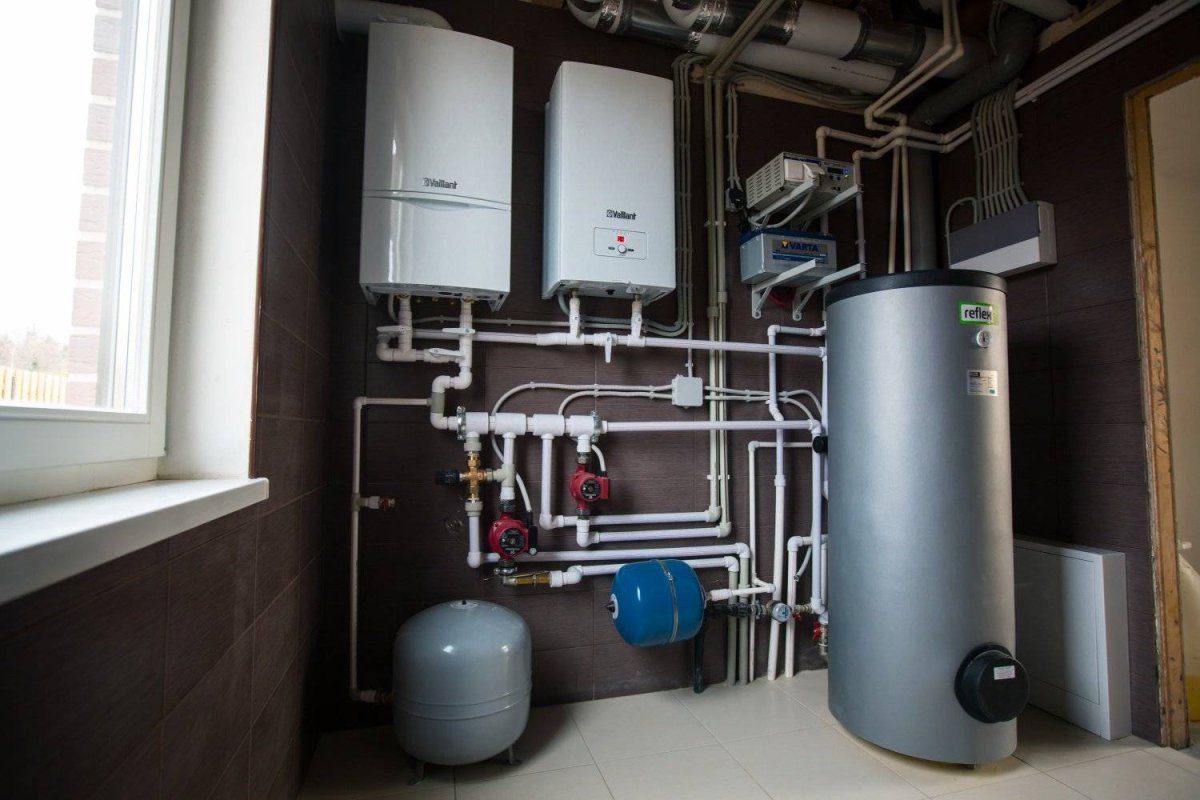 Отделка котельной