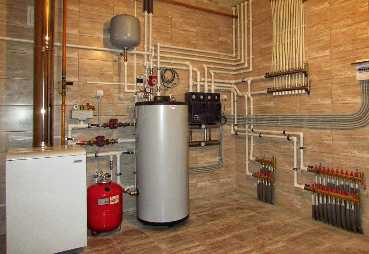 Интерьер современной котельной