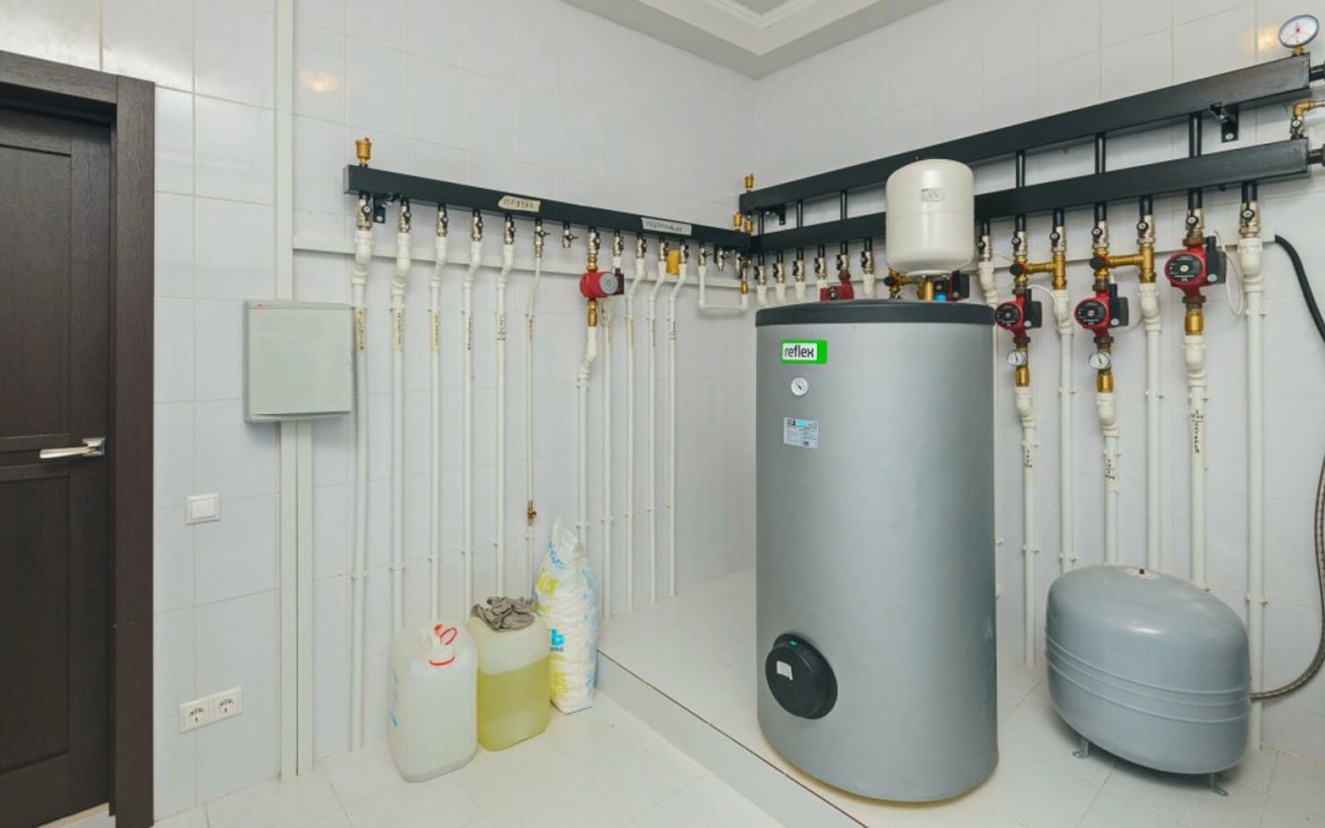 Отделка котельной