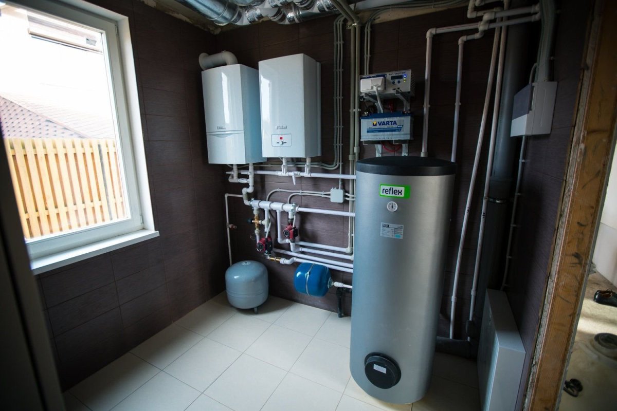 Отделка котельной в частном доме