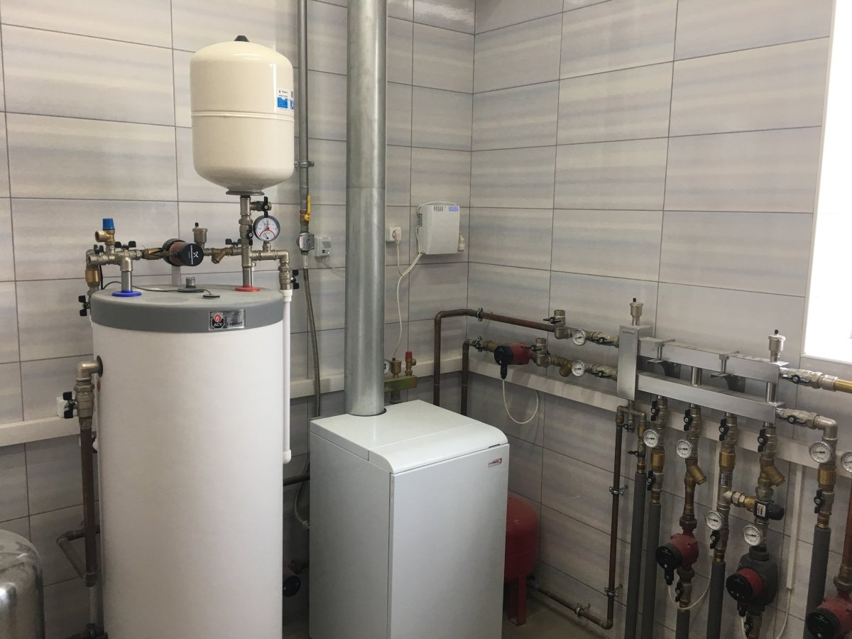 Отделка котельной