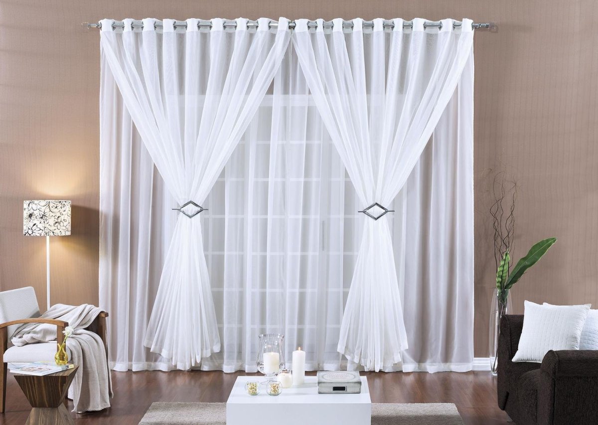Шторы из тюля для гостиной