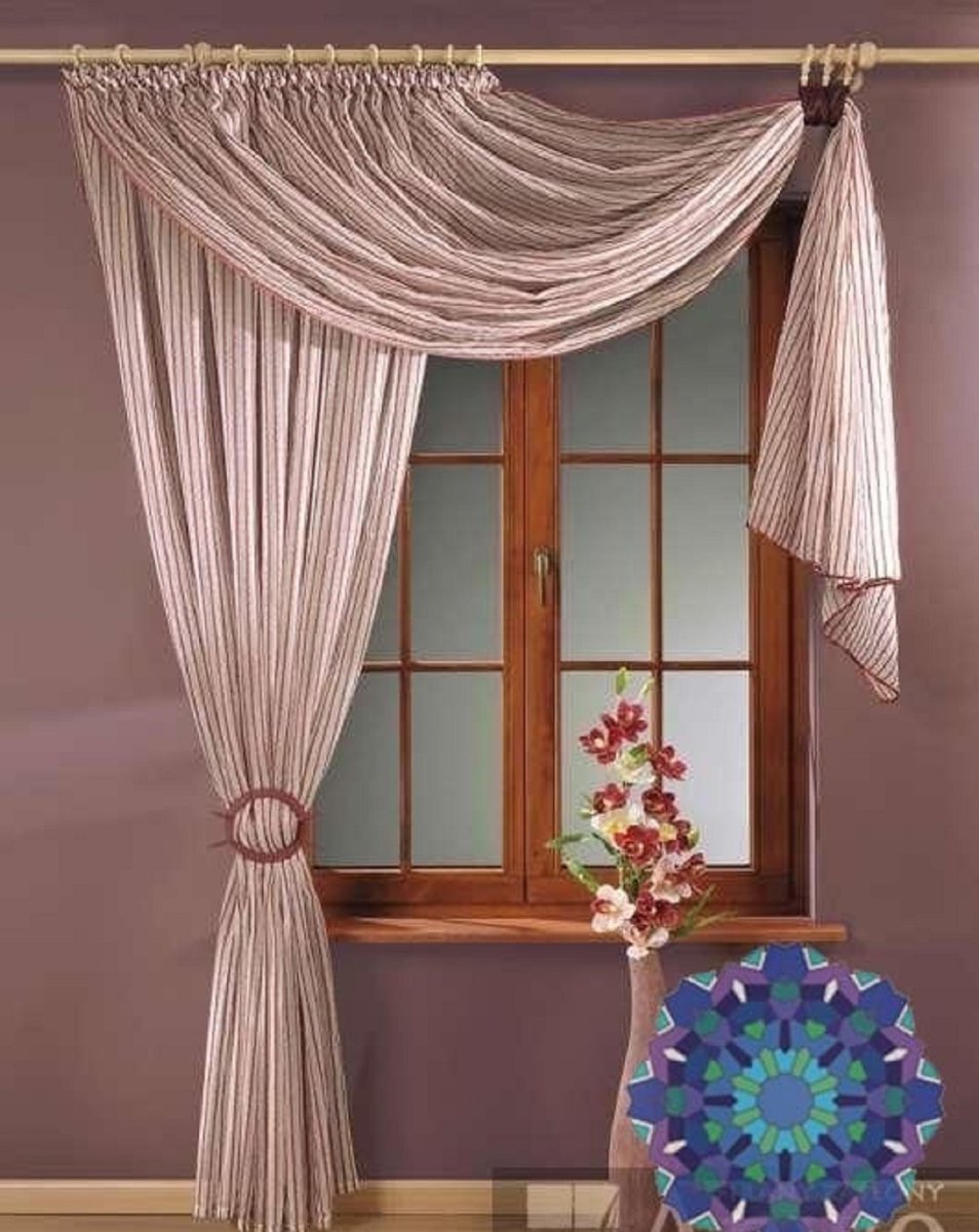 Интересный декор штор