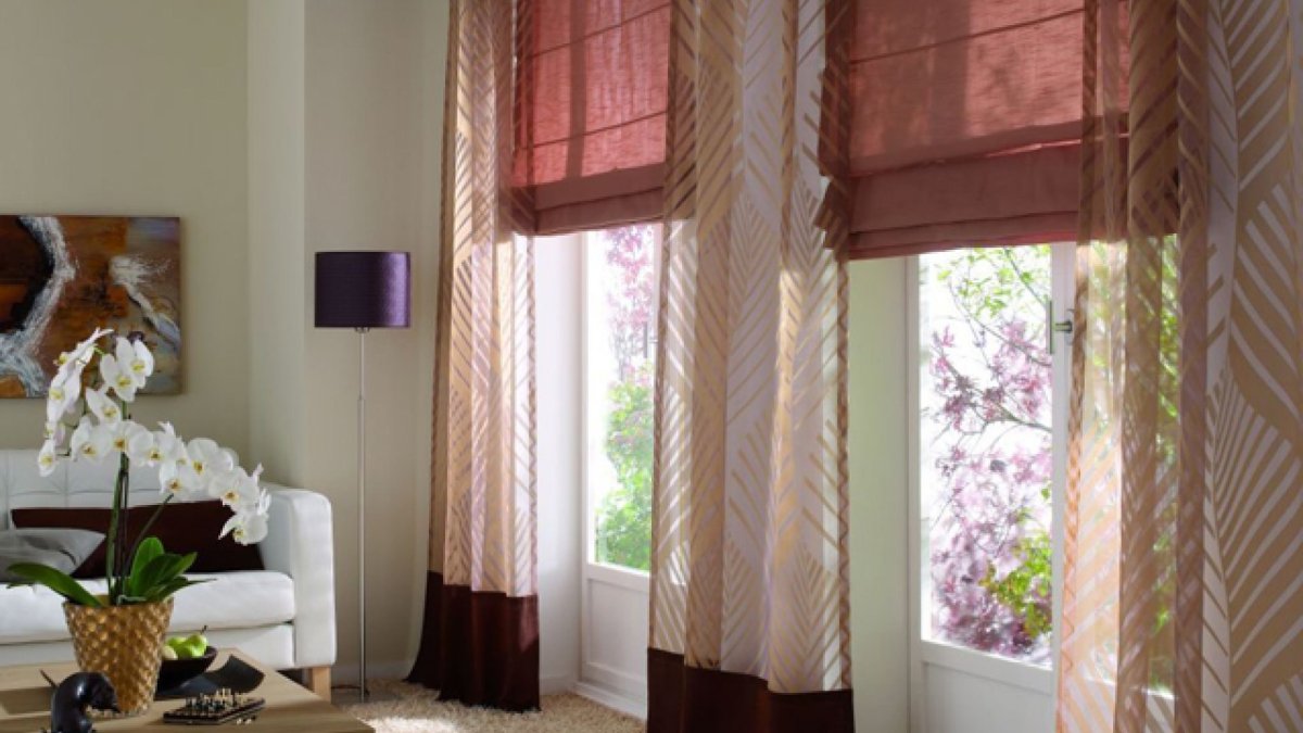 Римская штора тюль