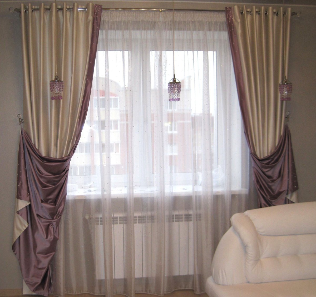 Шторы с отворотом