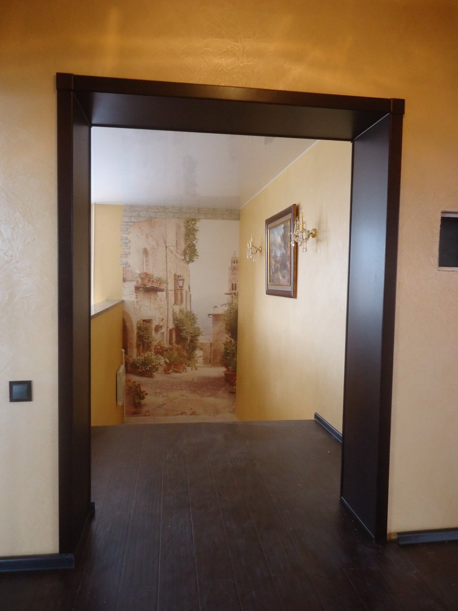 Отделка проема без двери