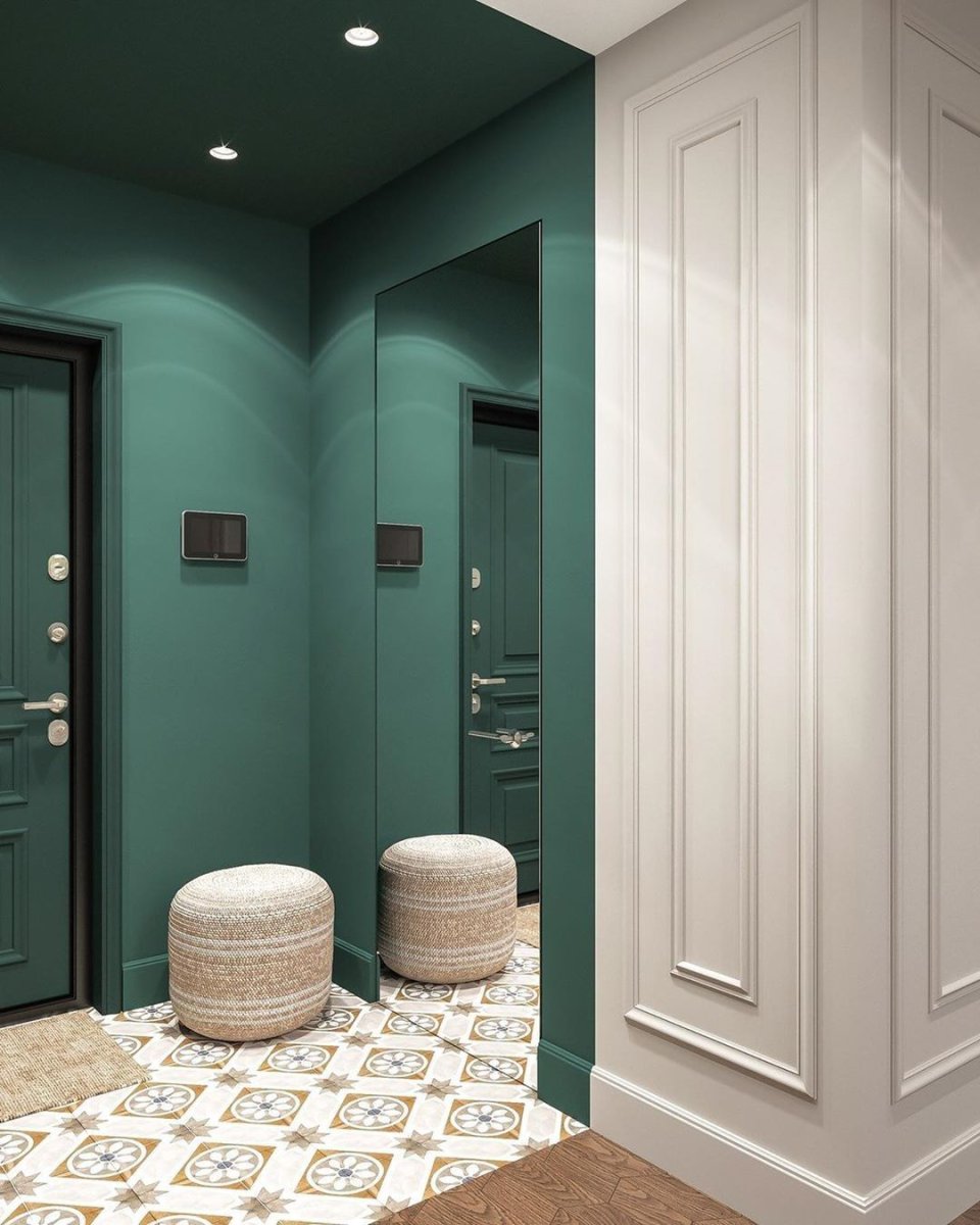Сочетание цветов в прихожей