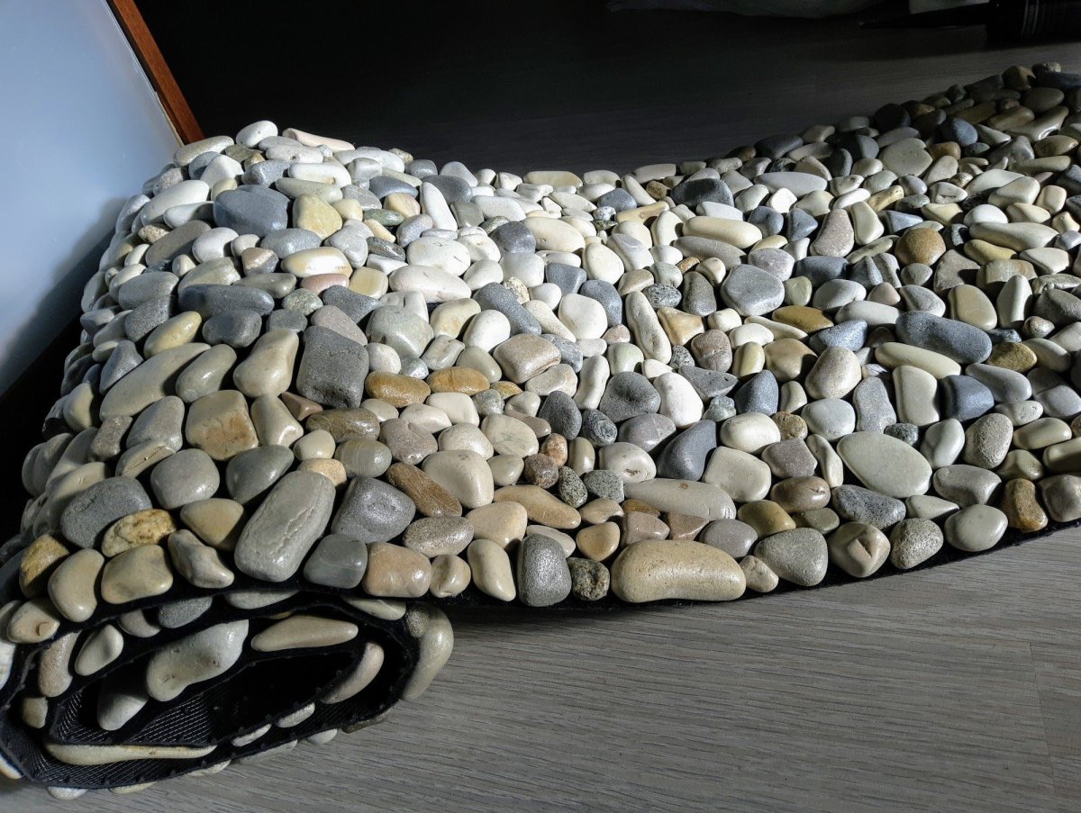 Дорожки из морской гальки