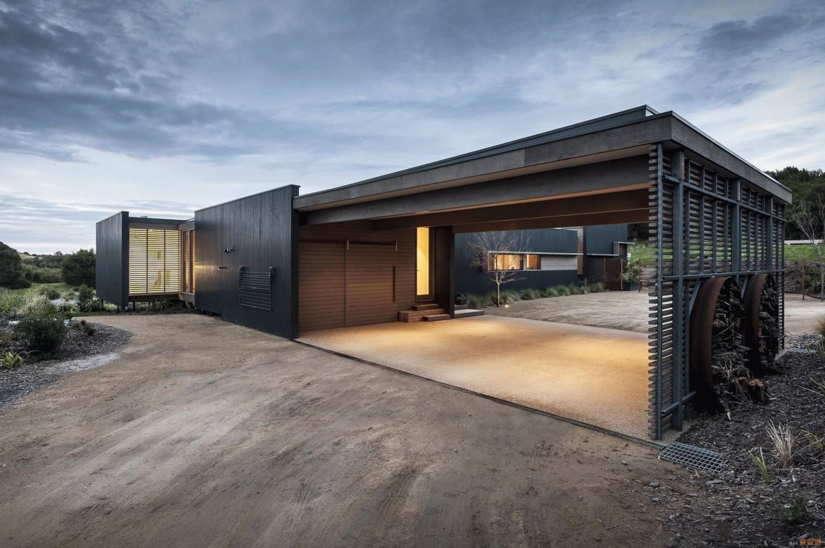 Современный гараж