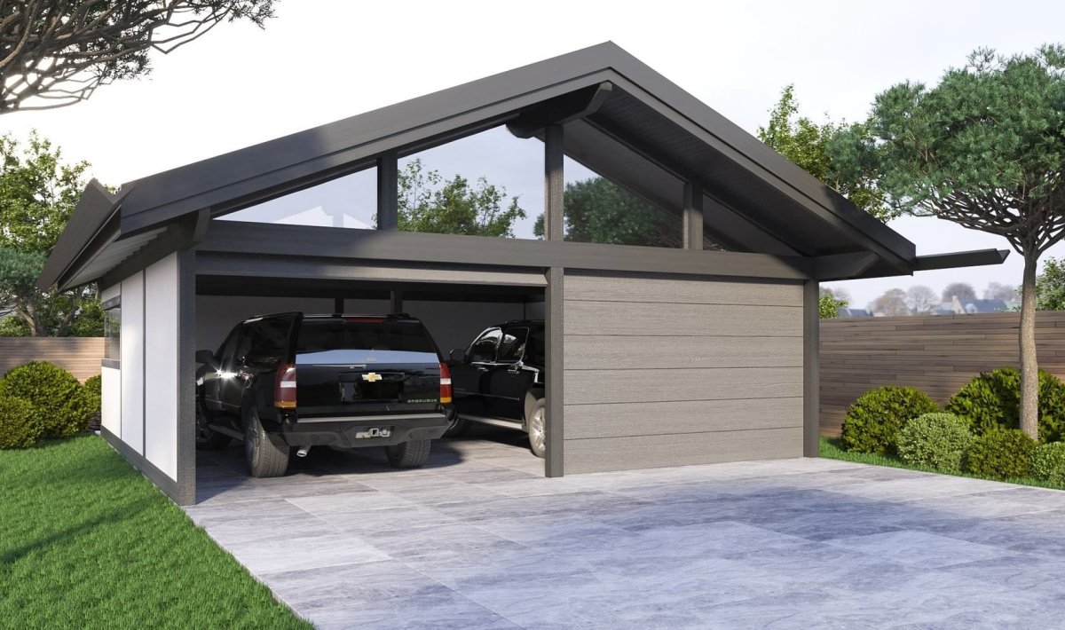 Гараж в стиле Шале