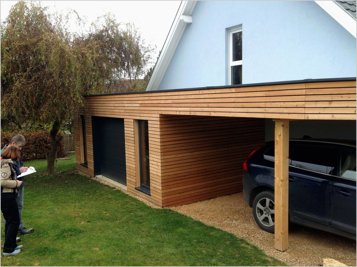 Навес для машины и мастерская