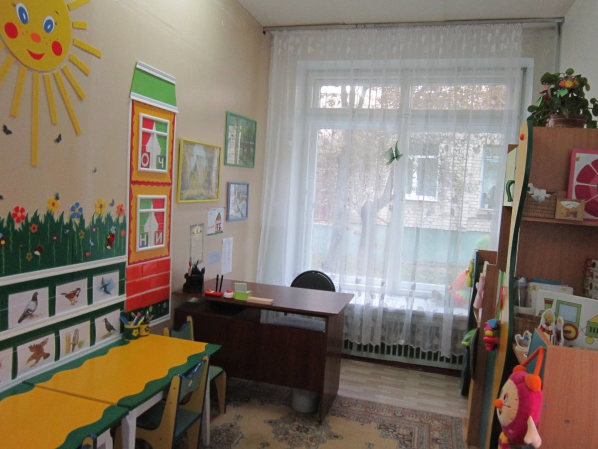 Кабинет логопеда в детском саду