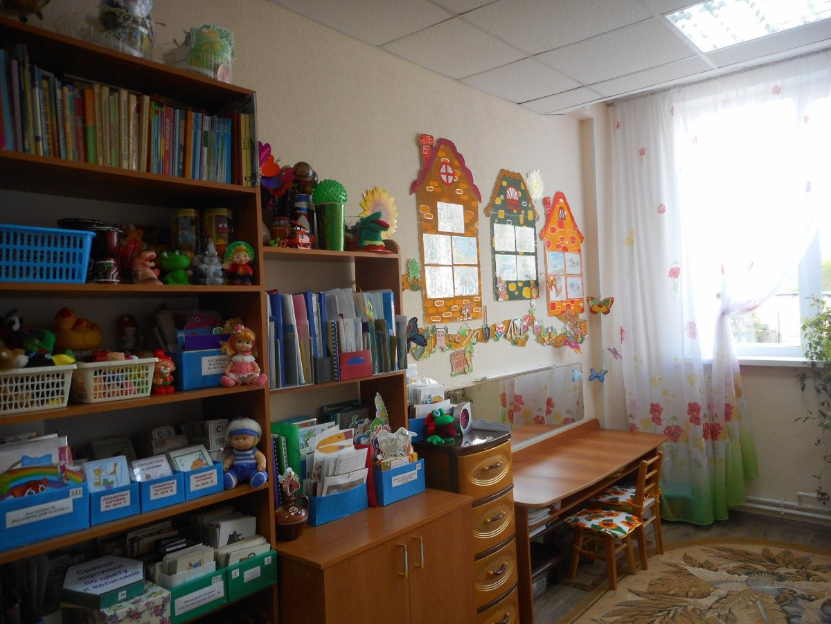 Шторы в кабинете логопеда