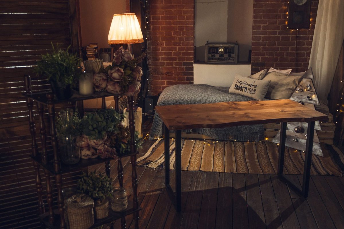 Тумба из слэба лофт