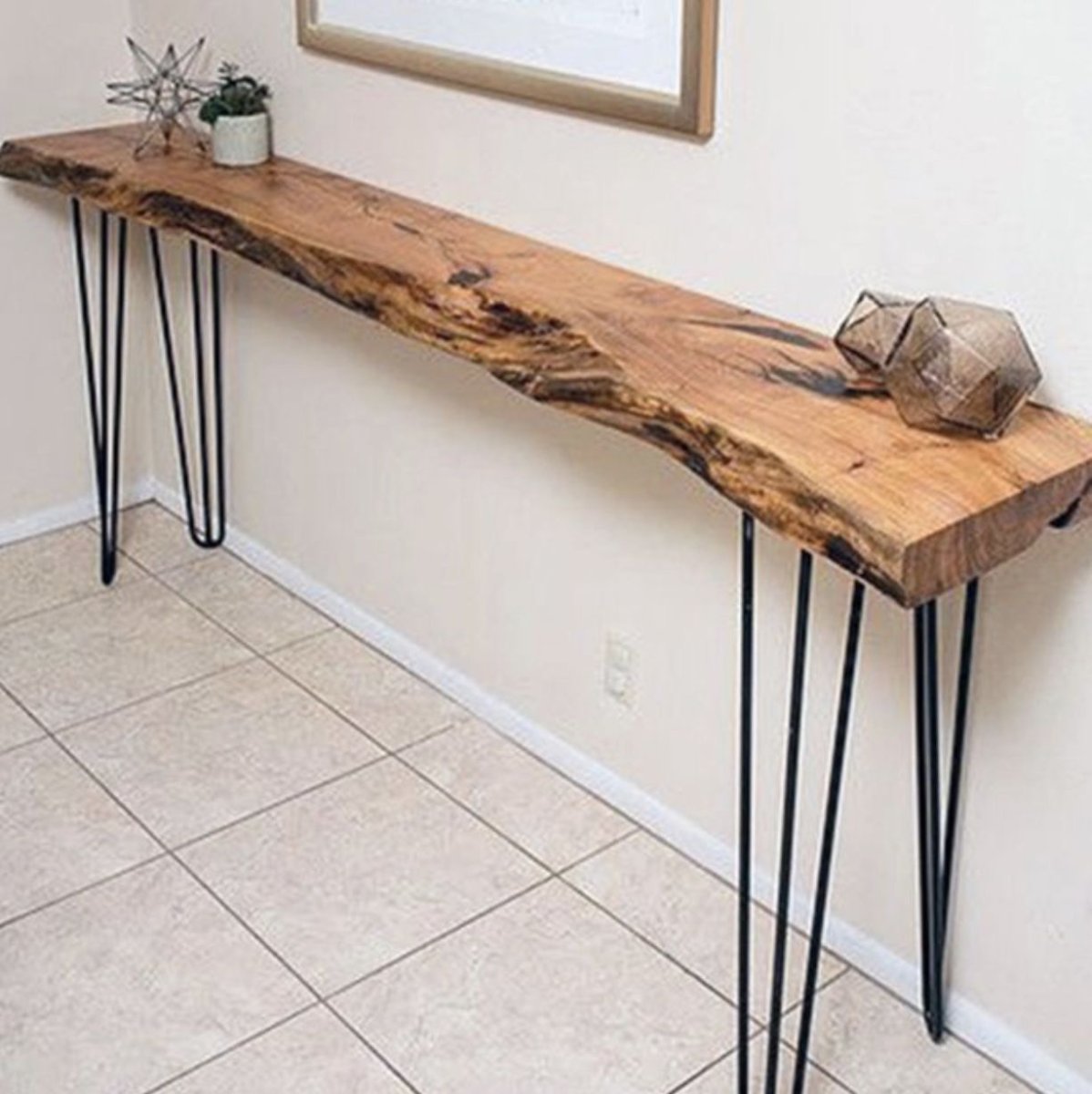 Консоль из слэба лофт