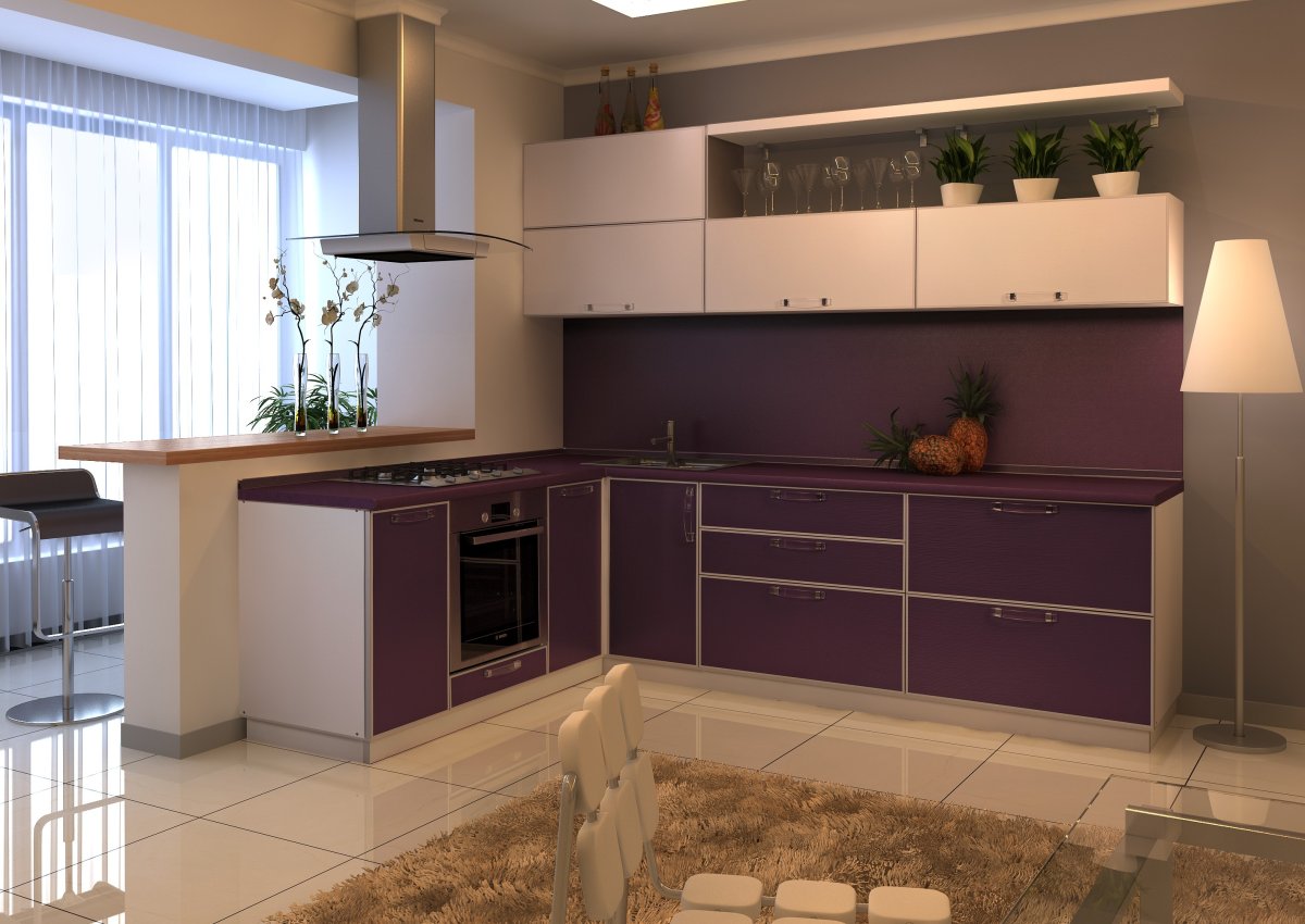 Пластиковые кухни