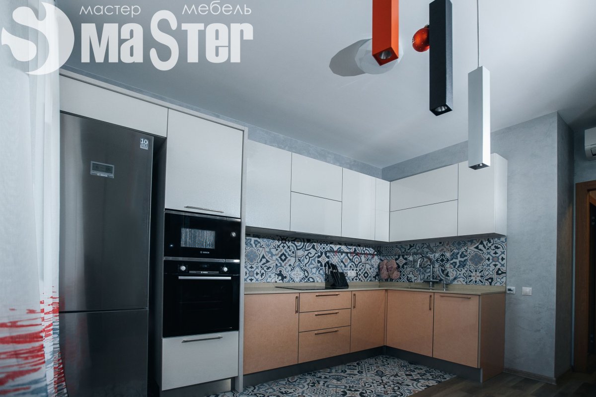 Кухня аргиллит белый