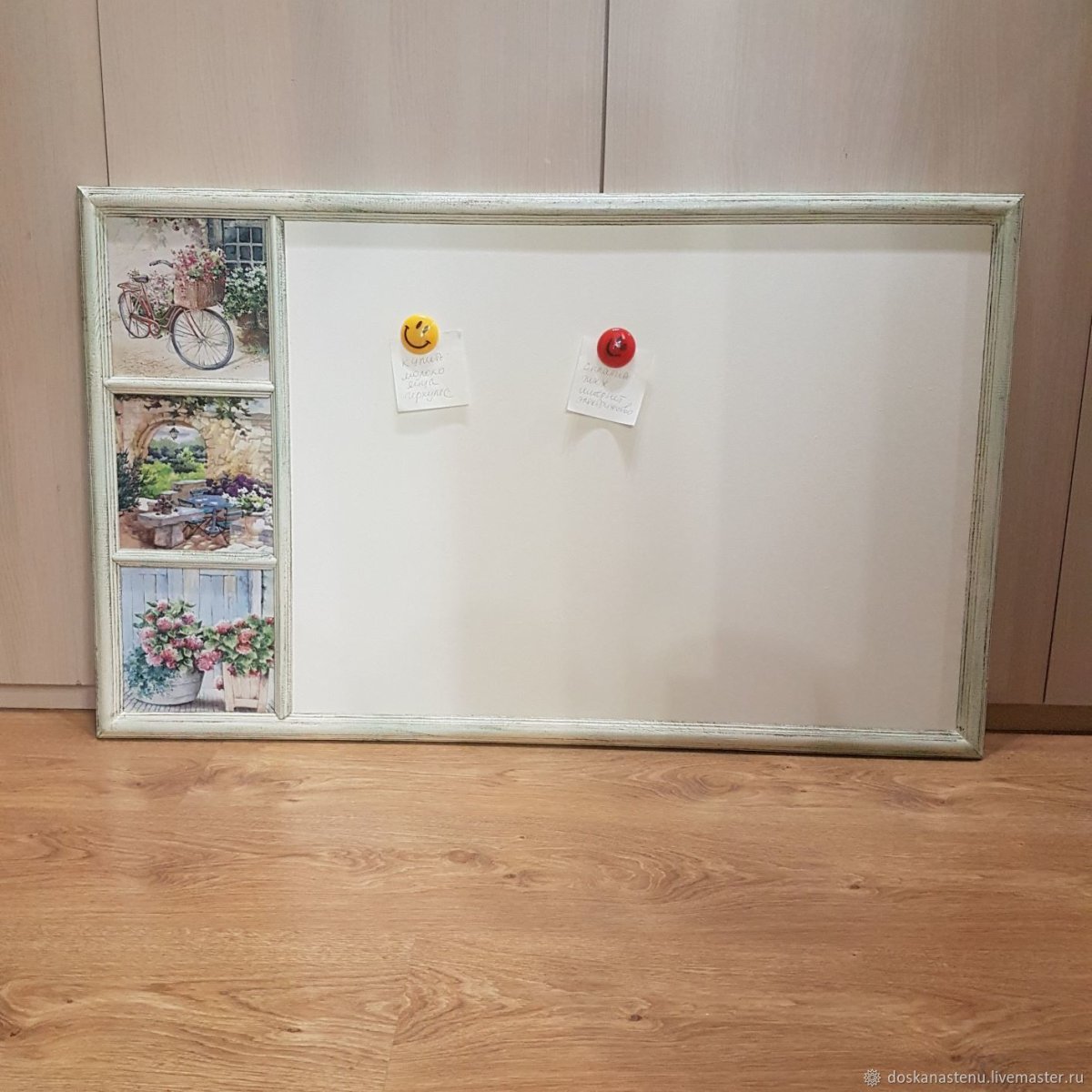 Магнитная доска в интерьере