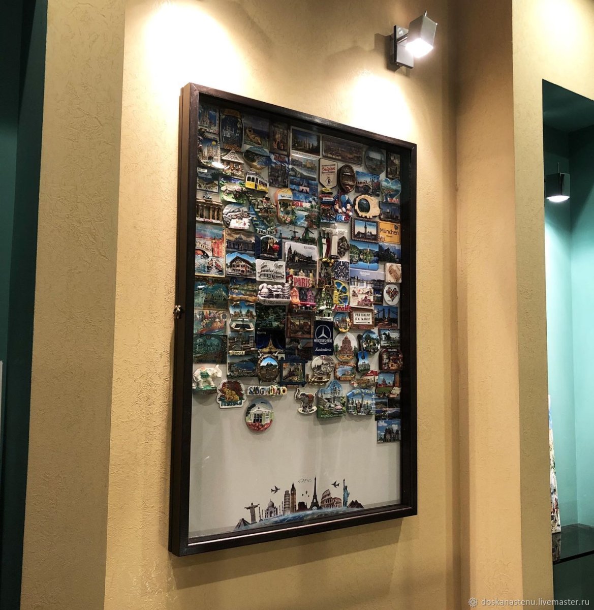 Магнитная доска на стену для магнитов