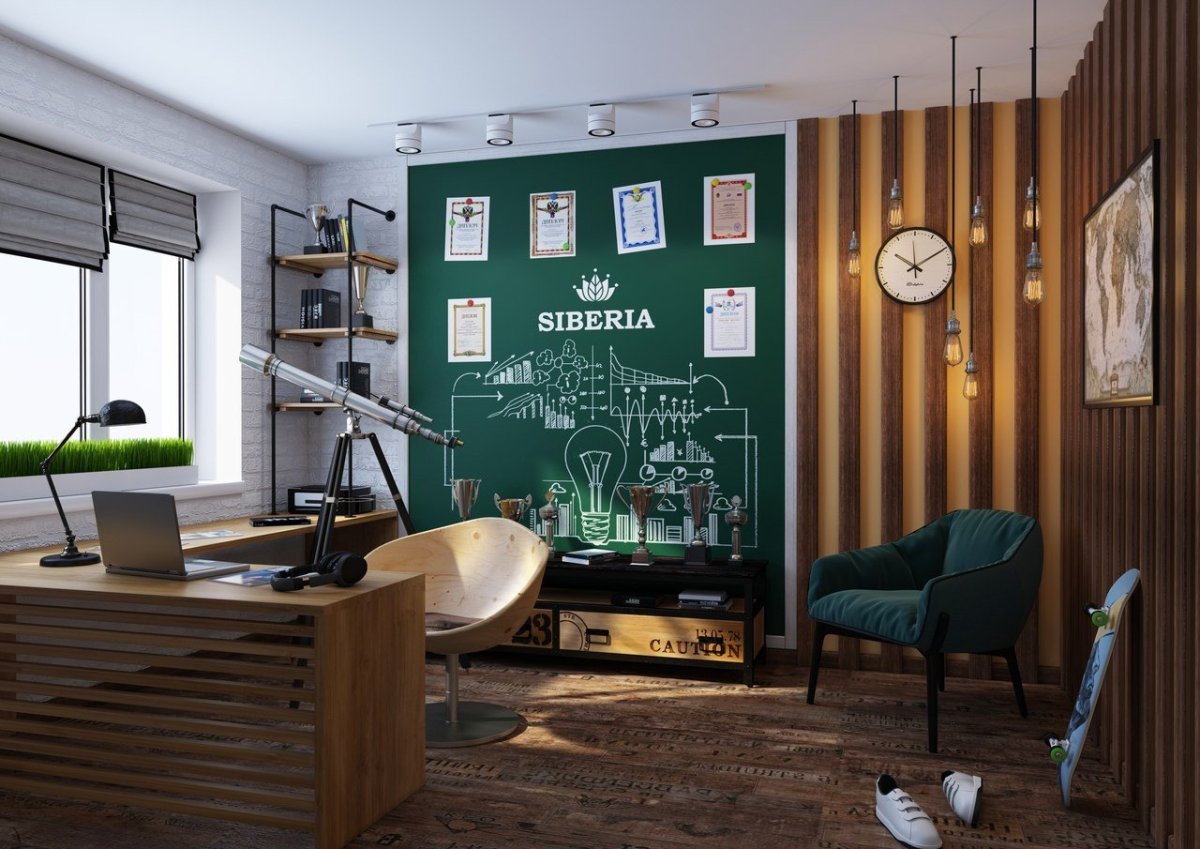 Грифельная краска в интерьере