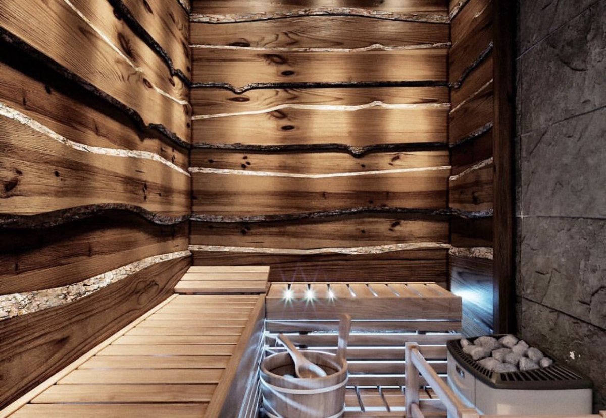 Необрезная доска в интерьере