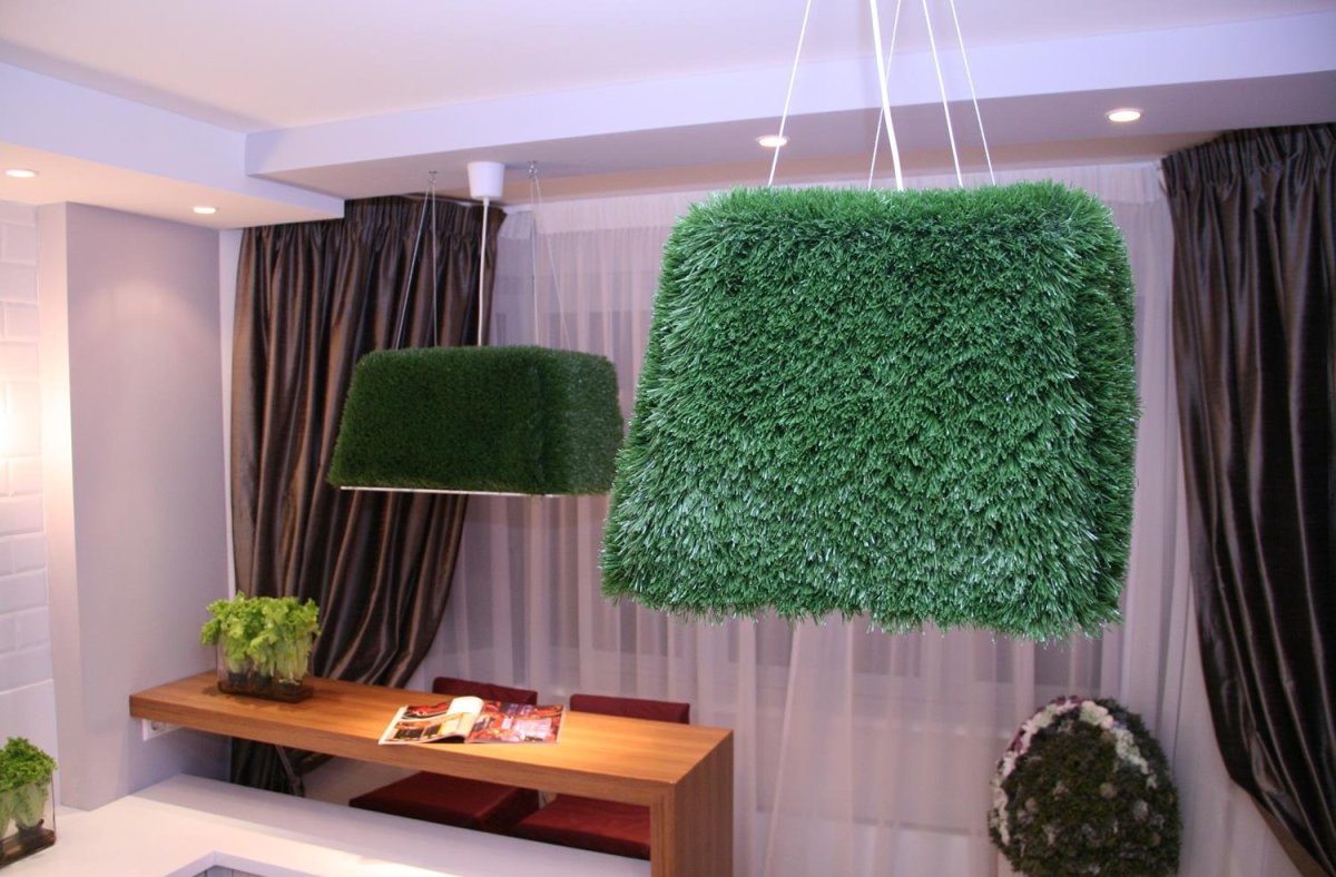 Искусственный газон в интерьере