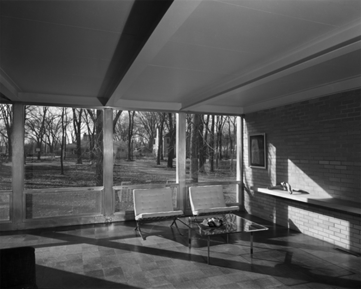 Стеклянный дом мис ван дер роэ